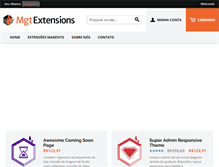 Tablet Screenshot of mgtextensions.com